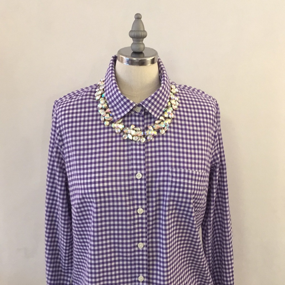 J Crew Perfect Shirt Sz S